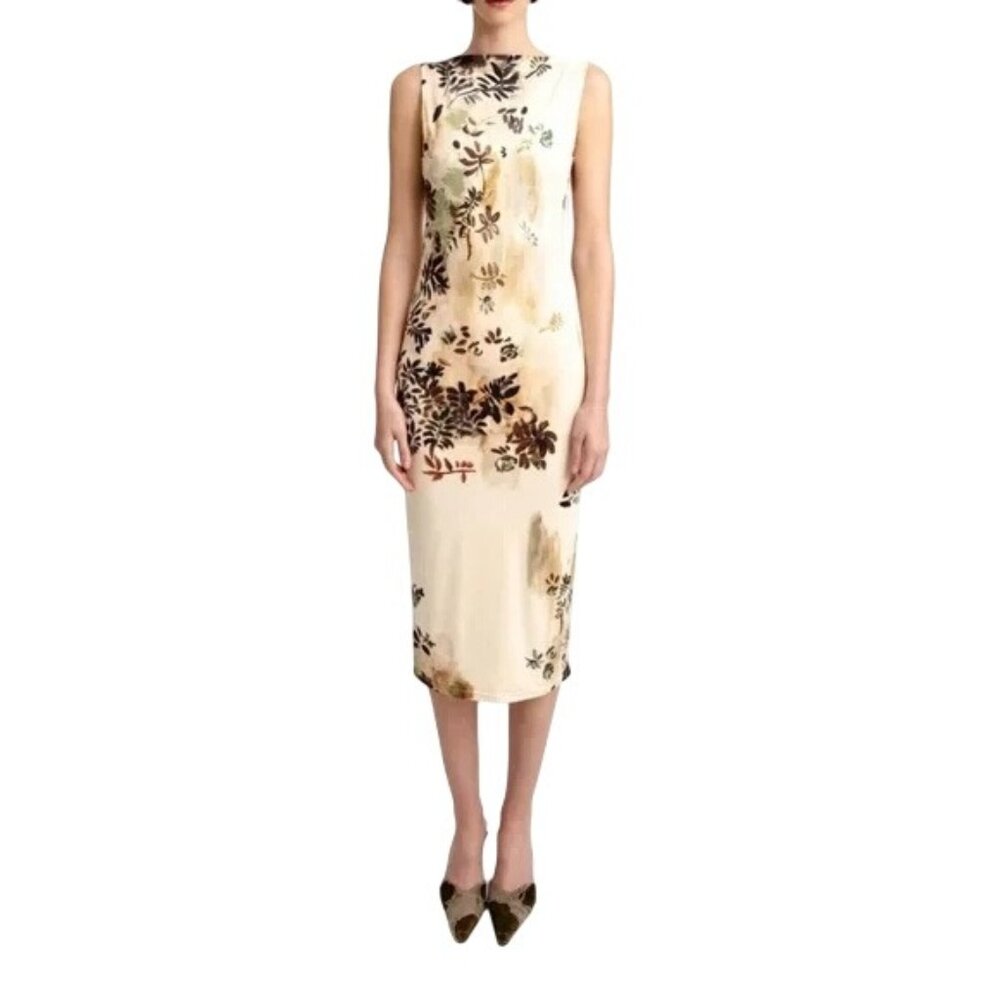 With Jean Syros Midi Dress
